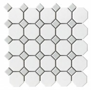 CM14 - White + Grey Dots